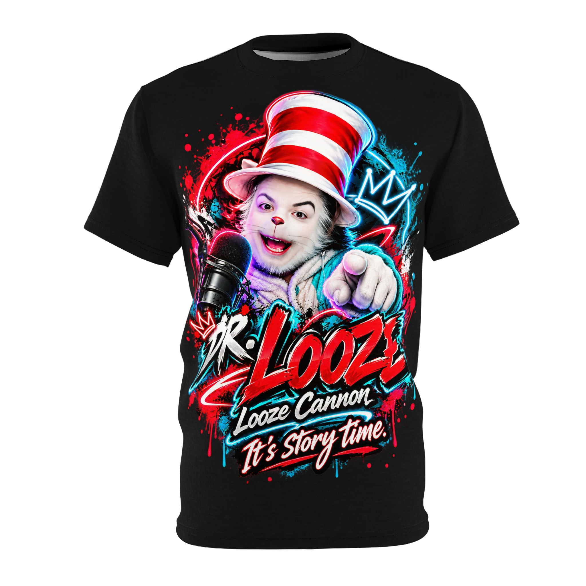 Looze Cannon Dr. Looze Tee — Story Time Black Streetwear
