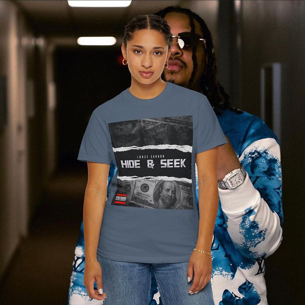 Thumbnail: Hide & Seek Unisex Garment-Dyed T-shirt