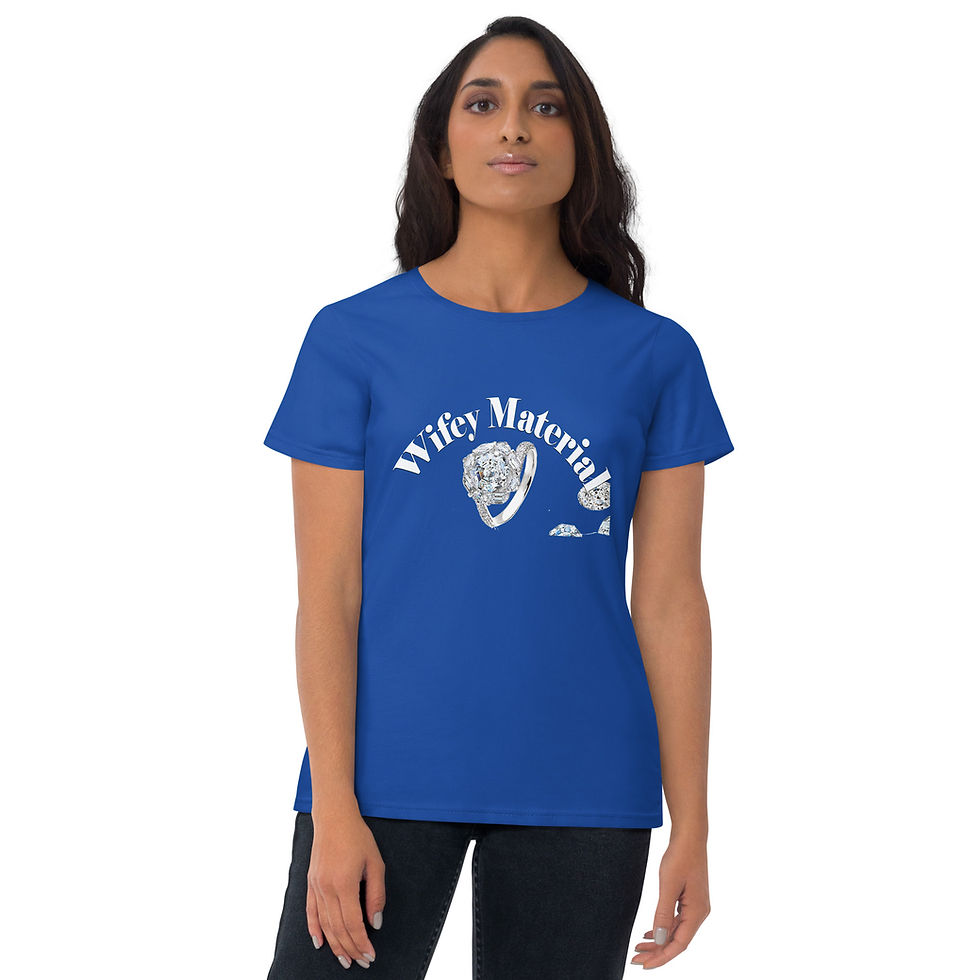 Thumbnail: Streetnoise (Wifey Material)Women's short sleeve t-shirt