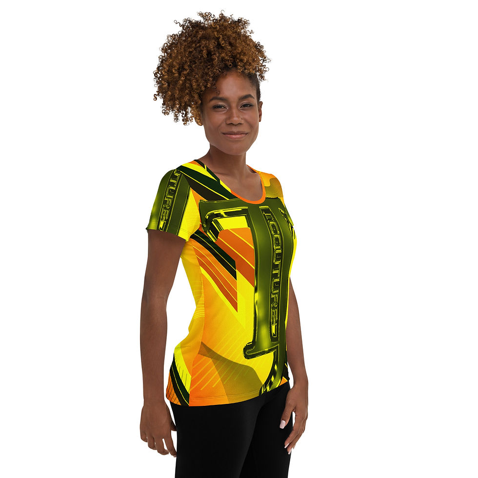 Thumbnail: TJC (#004) All-Over Print Women's Athletic T-shirt