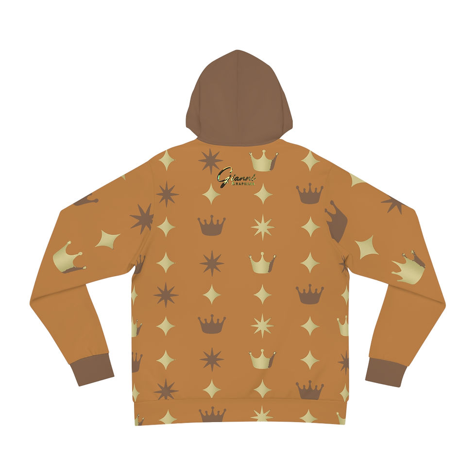 Thumbnail:  Gianni & Raphae(Crown-2T bwn) Print Hoodie - Perfect Gift, Unisex 