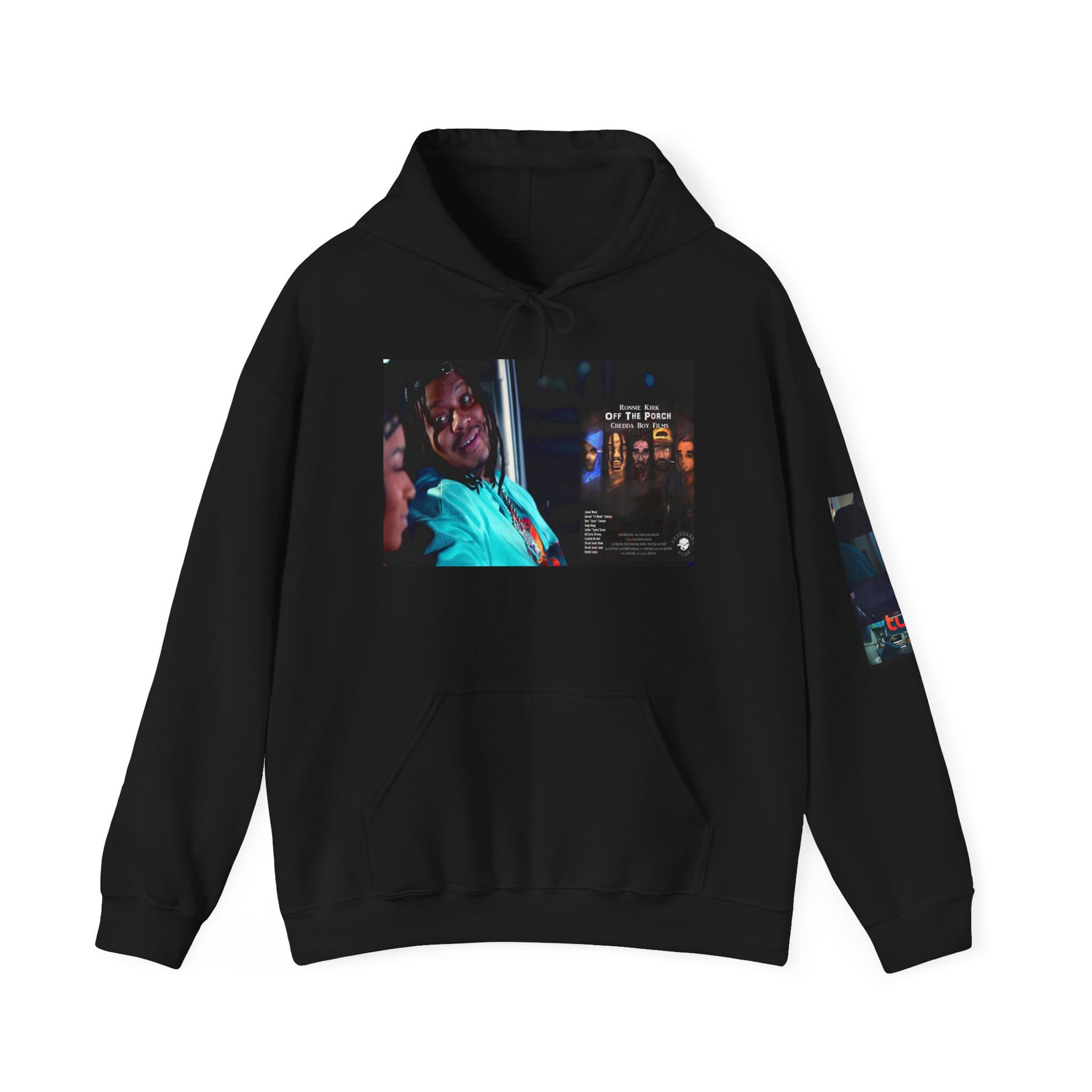 Looze Cannon(Off The Porch Movie) Pullover Hoodie — Retro Night Drive Graphic