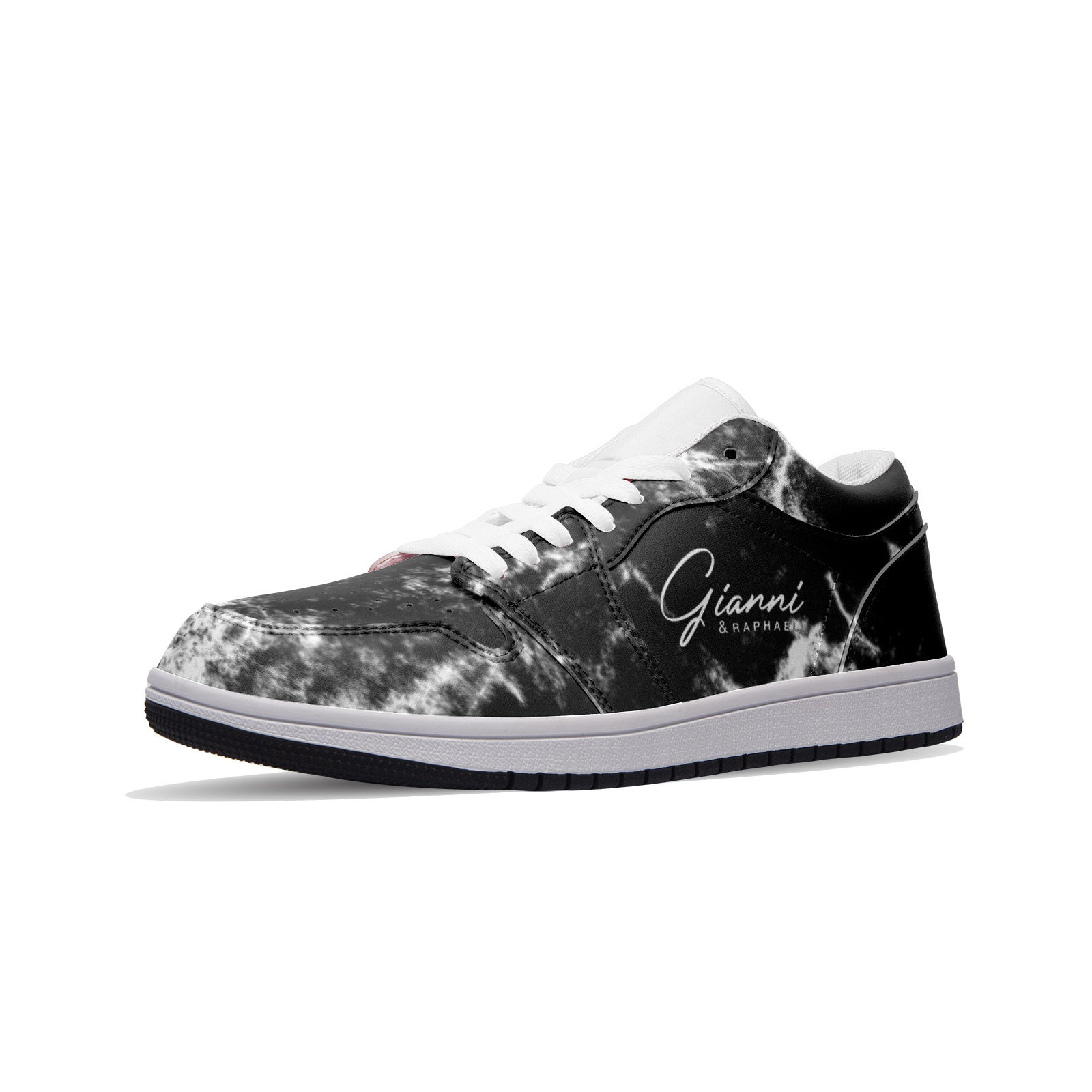 Gianni & Raphae Unisex Low Top Leather Sneakers