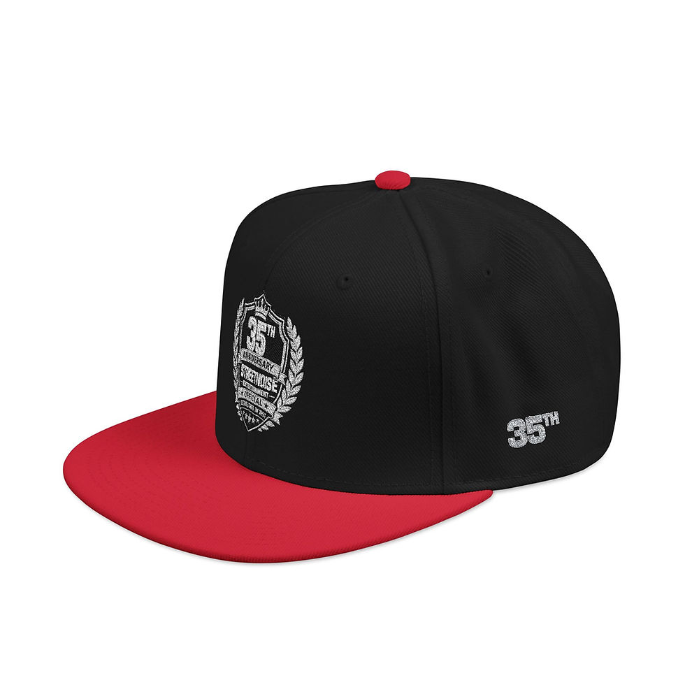 Thumbnail: Streetnoise 35th Anniversary Edition Embroidered Crystal Crest Snapback Hat