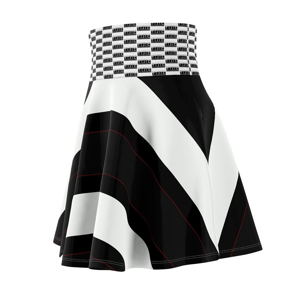 Thumbnail: TJC Women's Skater Skirt (AOP)