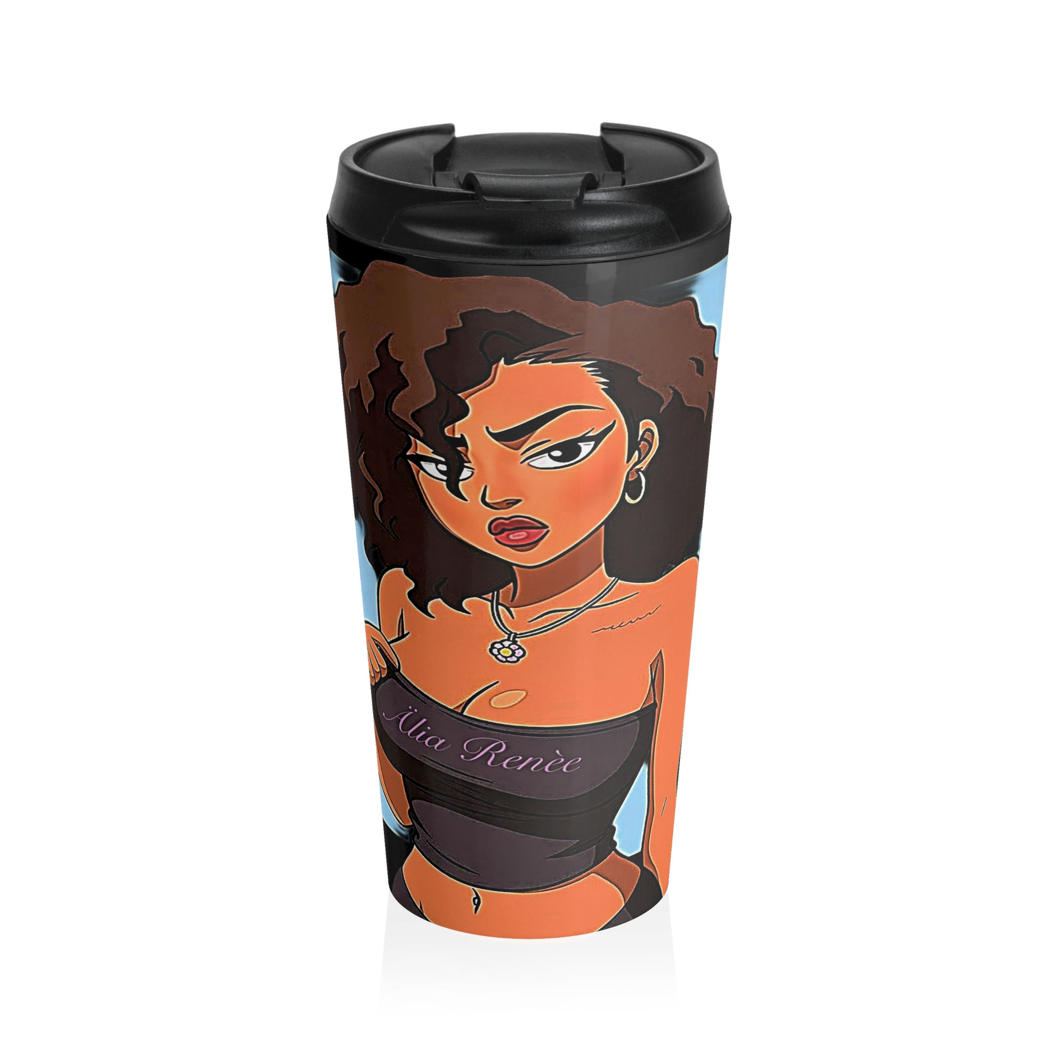 Älia Renèe Stainless Steel Travel Mug - Stylish & Durable Coffee Cup