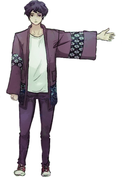 Kimono (Haori) Front View Design