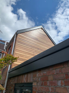 Cedar gable end