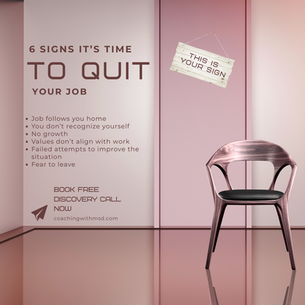 Signs it’s time to quit your job include lost confidence, stalled growth, conflicting values, and fear. Learn six warning signs and how to plan your exit.