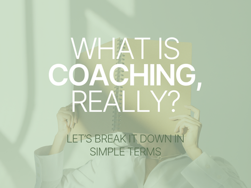 What coaching actually is