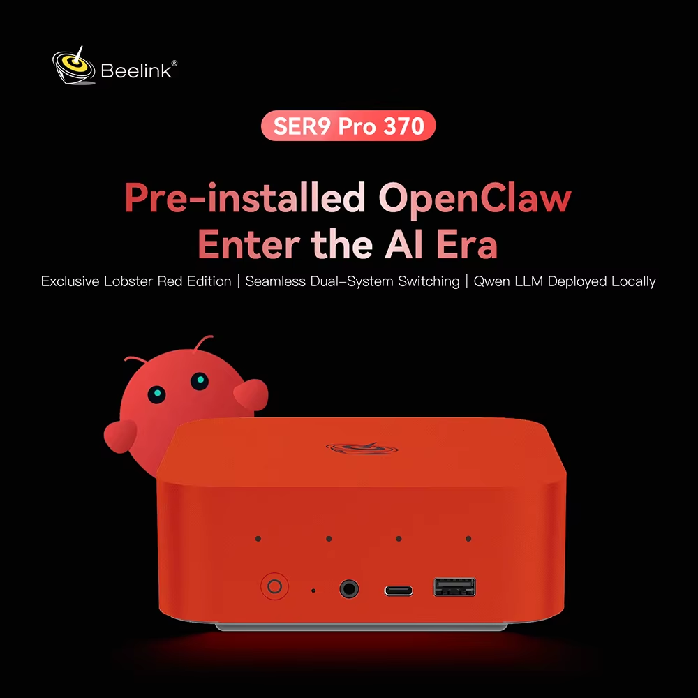 Beelink SER10 Max HX470 SER9 Pro AMD Ryzen AI9 HX370 Desktop Computer
