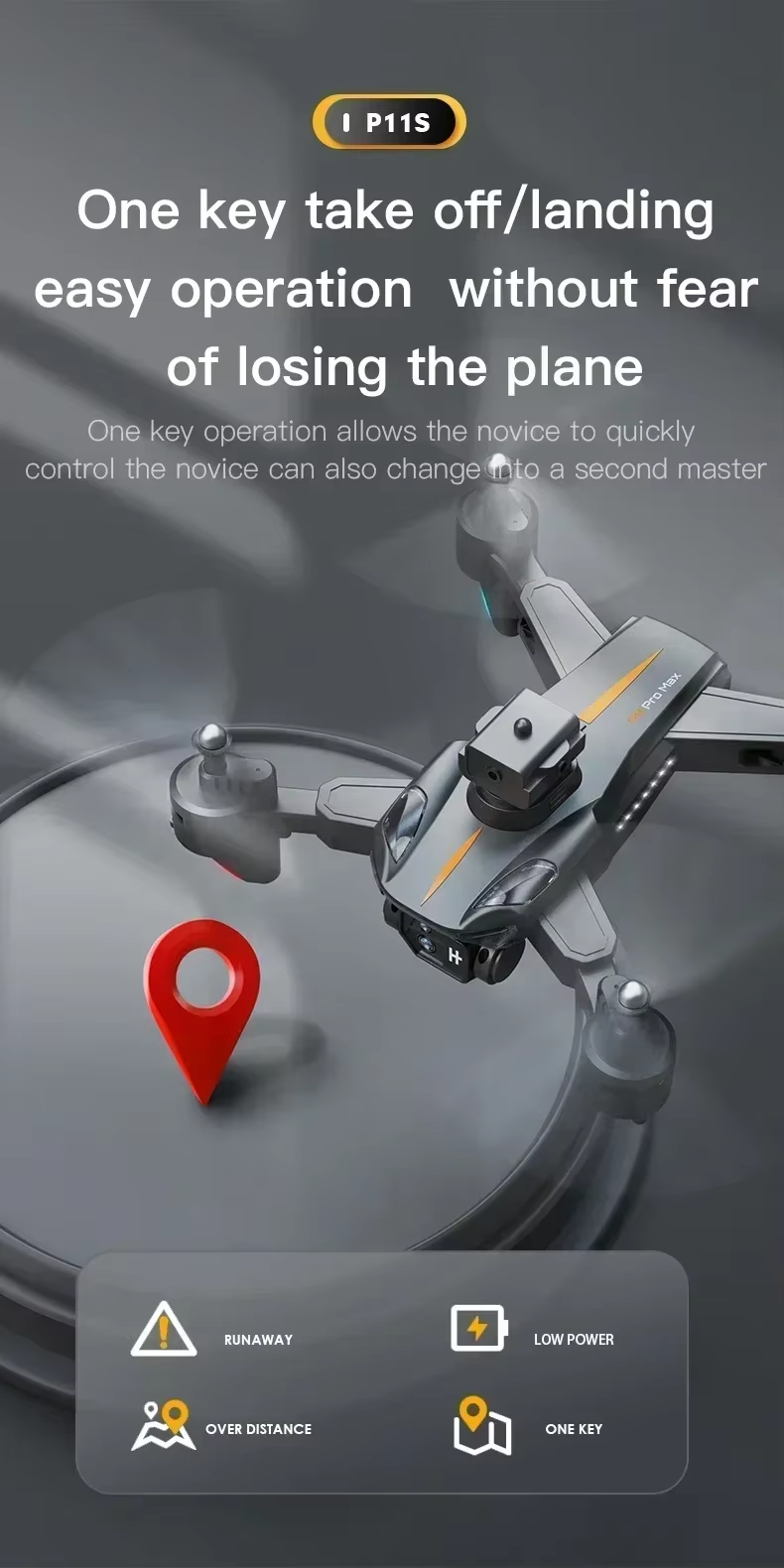Thumbnail: P11 Max GPS Drone 8K HD 5G Professional Aerial Photography Dual Camera