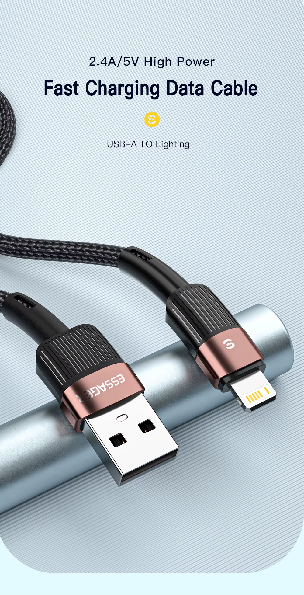 Essager Fast Charging For iPhone Usb Cable 11 12 13 Pro Max