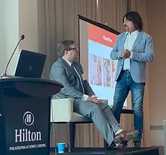 Dr. Kutner presenting on COVID-19 and the brain