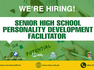 SENIOR HIGH SCHOOL PERSONALITY DEVELOPMENT FACILITATOR