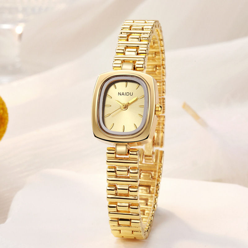 Thumbnail: Luxury Gold Watch for Women Stainless Steel Strap
