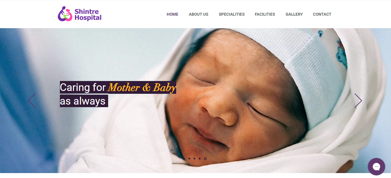 Shintre Hospital - Website