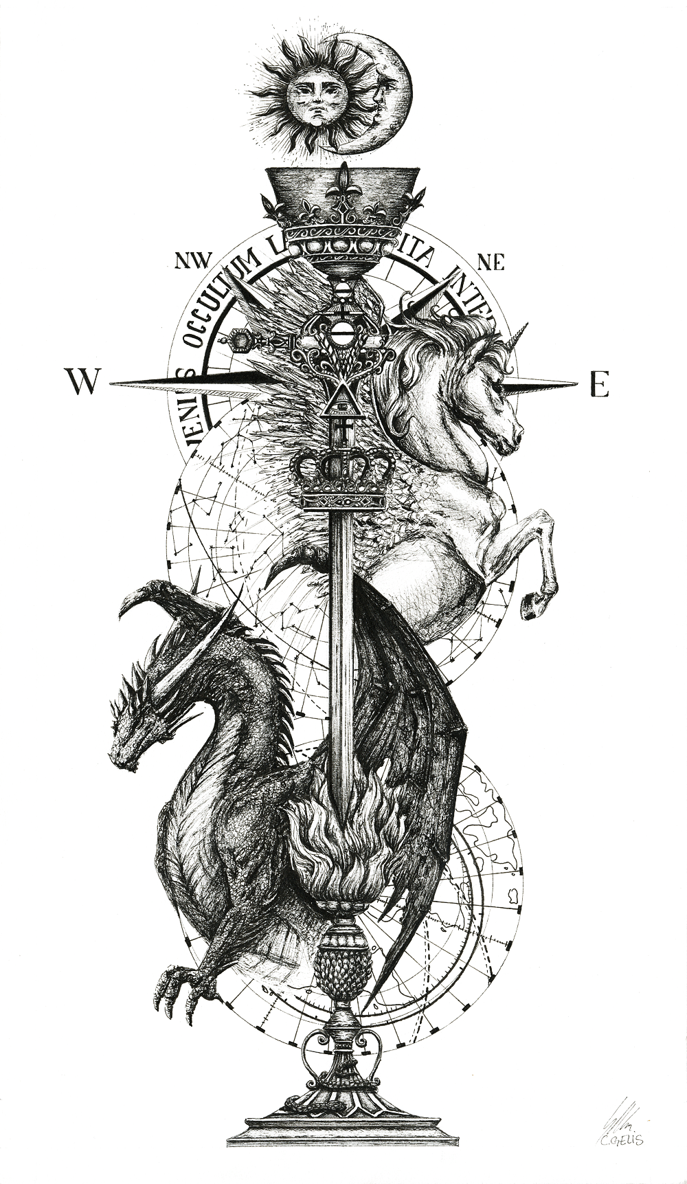 Alchemy-#2---Encre-sur-papier-360g---18x32cm