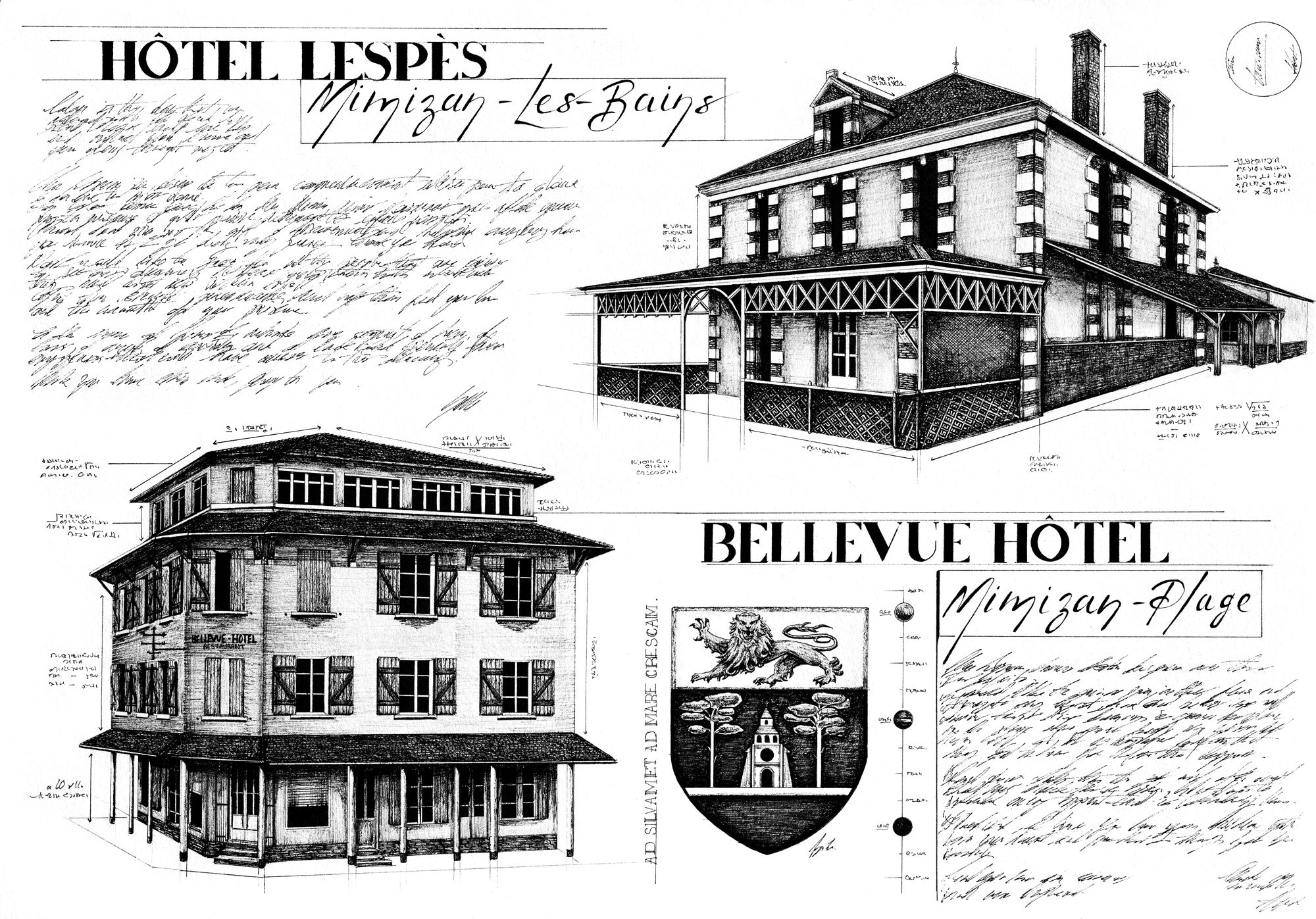 Mimizan : Hôtel Lespès & Bellevue