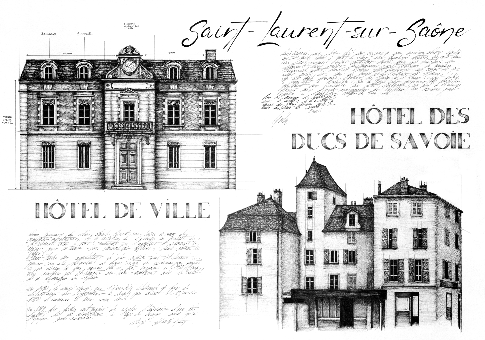 Saint-Laurent-sur-saône---Hotel-de-ville-et-ducs-de-savoie