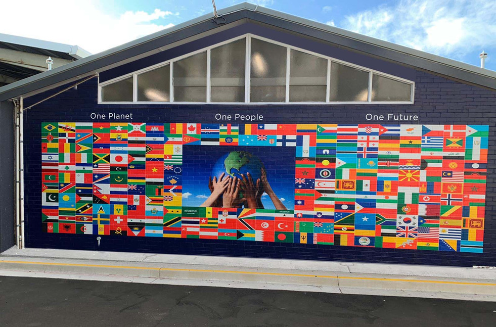 blacktown girls high - external wall art