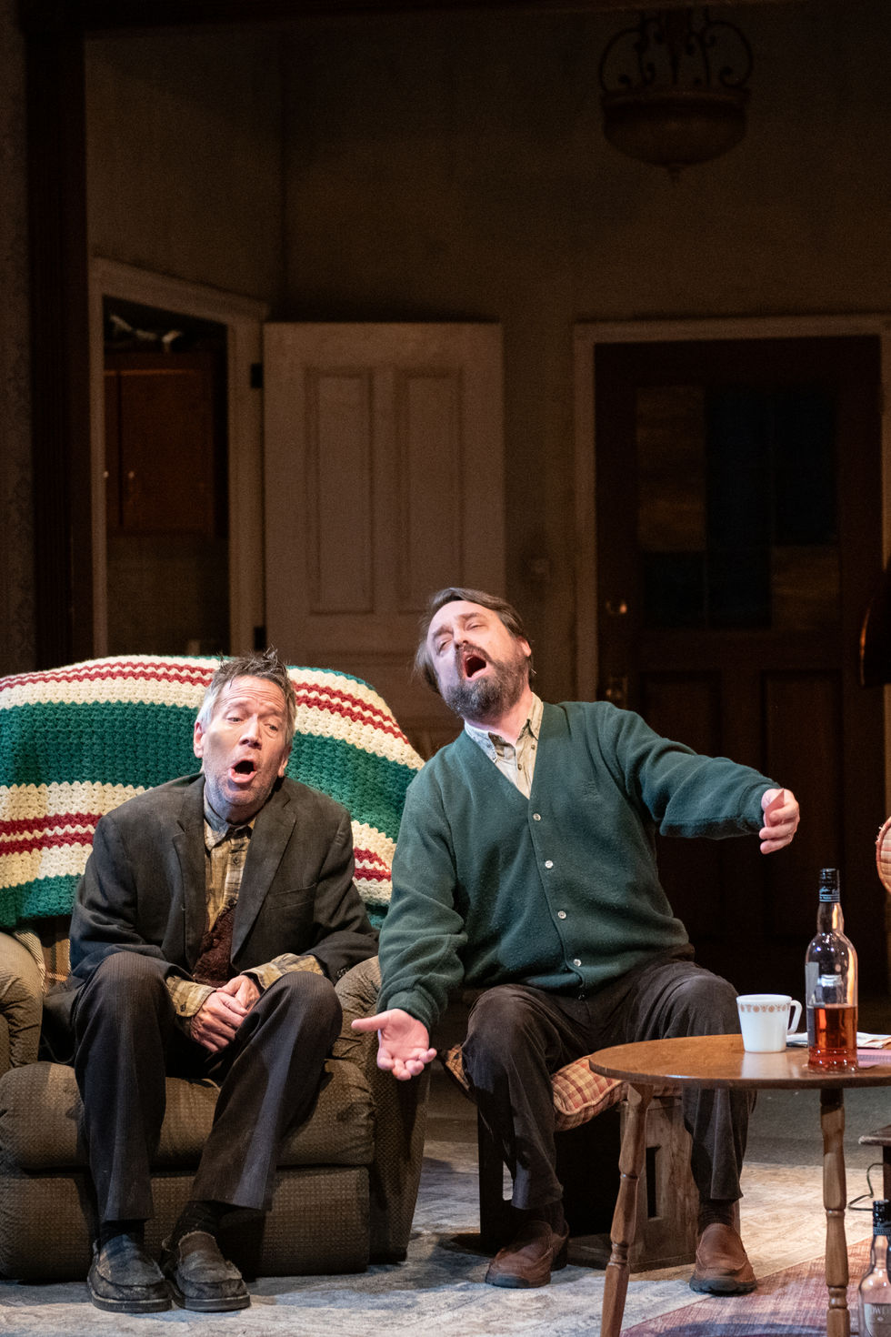 8_Marty Lodge (Richard) and Michael Glenn (Ivan) in The Seafarer at Round House Theatre. P