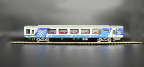 Vistadome LHB RTR Coach - Premium 1:100 HO Gauge | The Pink Engine