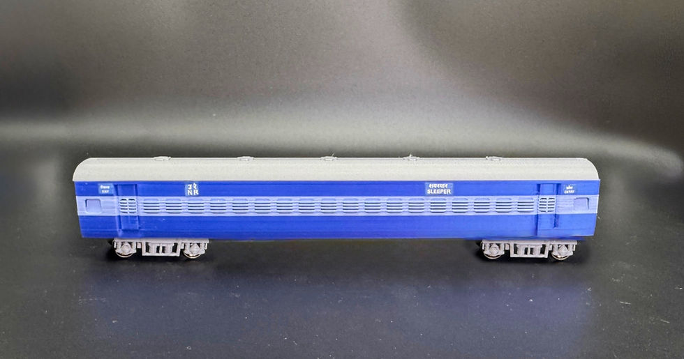 The Pink Engine ICF Sleeper HO side view