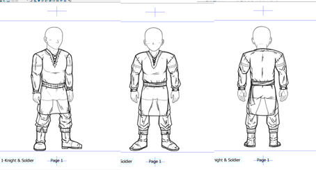 Création d’un personnage modulaire – Tenue paysanne (Work in Progress)