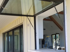 Pass Through Window |  Black Aluminum Clad