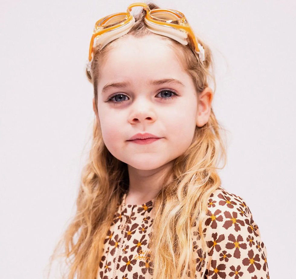 Miniature : Lunettes de natation – Beige – Leopard · Swim Essentials