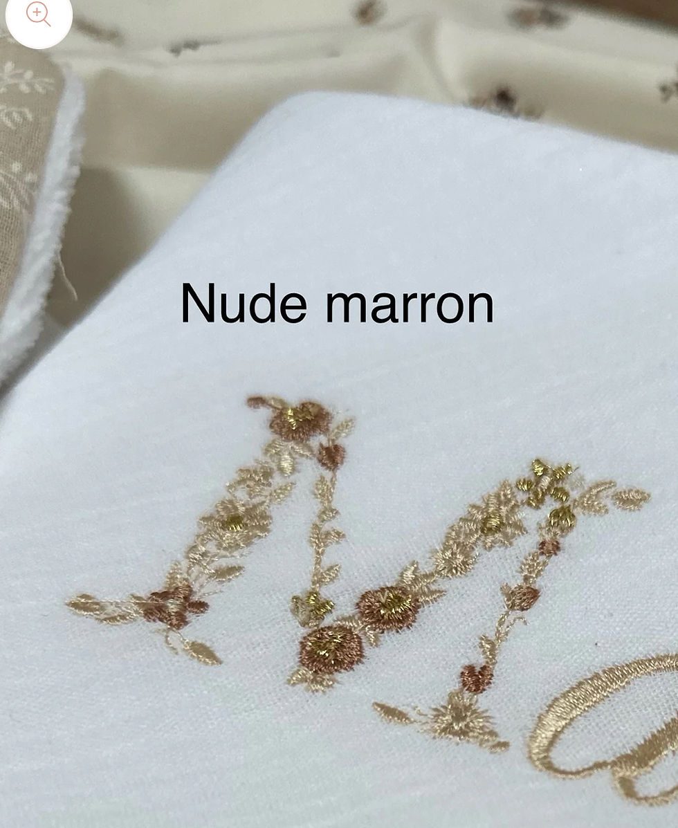 Miniature : Lange - Broderie et date 