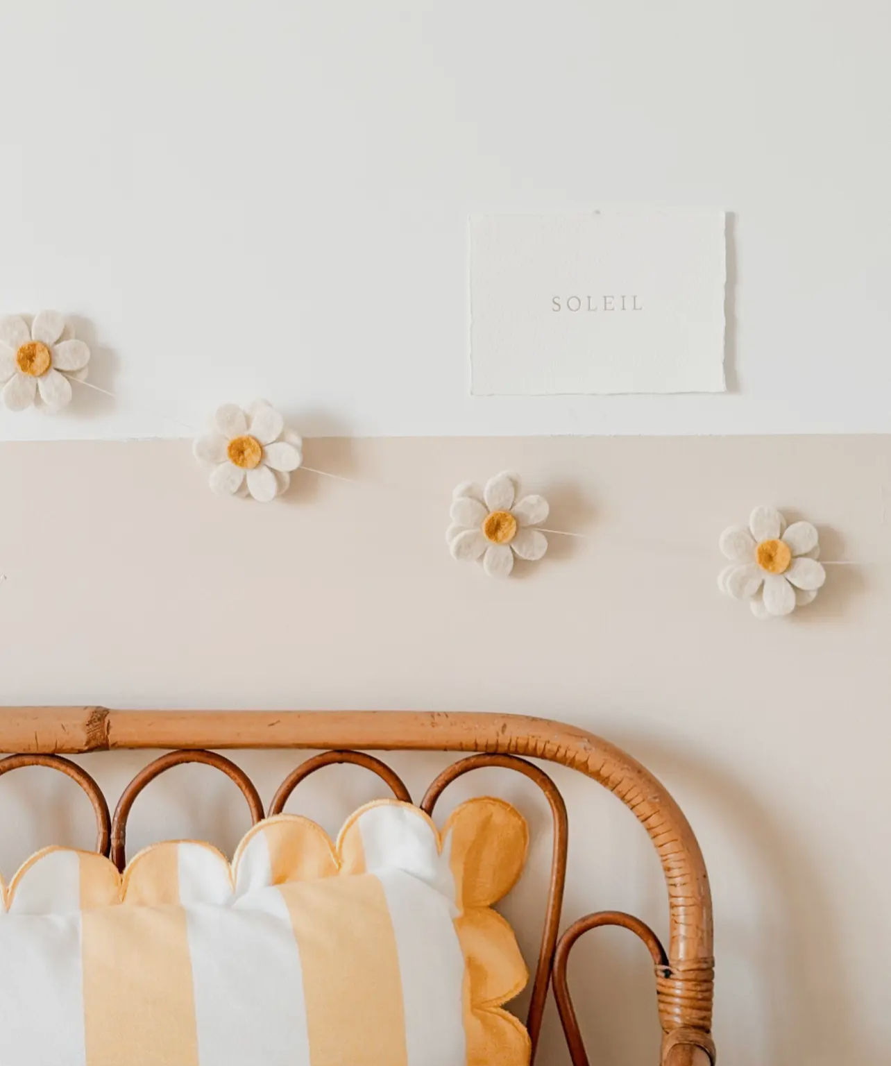 Guirlande Daisy - Feutrines Jaune