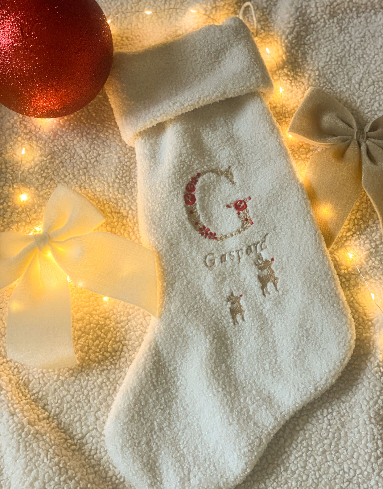 chaussette Broderie - Petit Rennes 