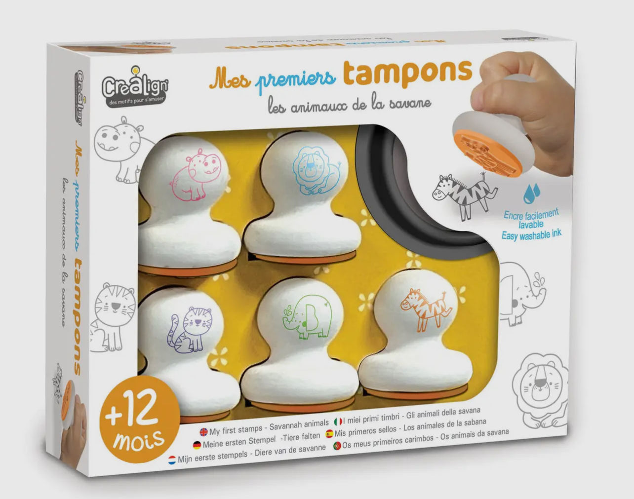 Mes premiers tampons- animaux savanes