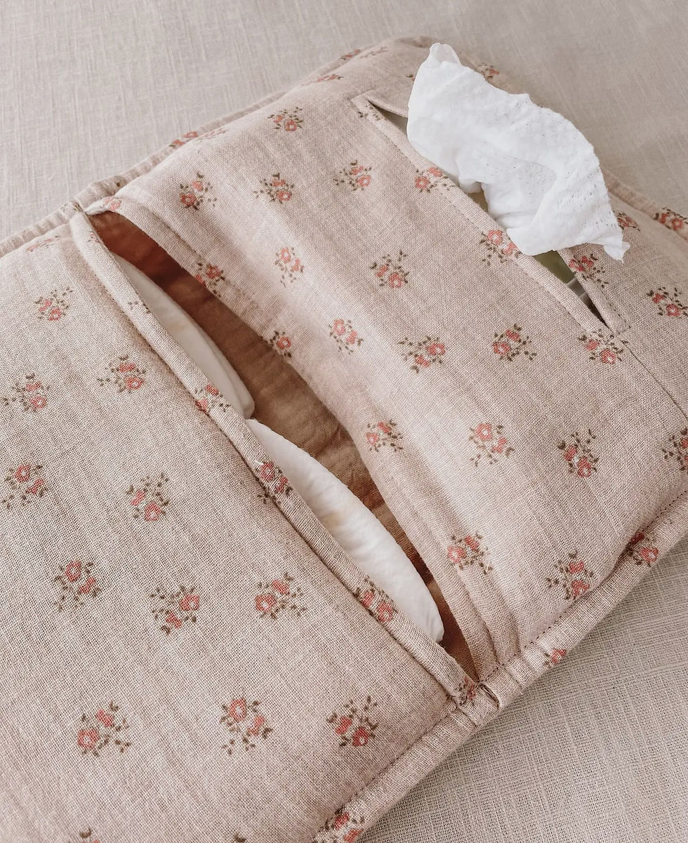 Thumbnail: Pochette à langer - floral 