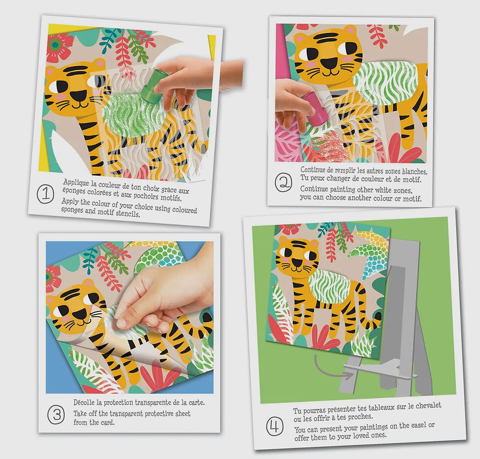 Miniature : Pochoirs - Motifs Jungle