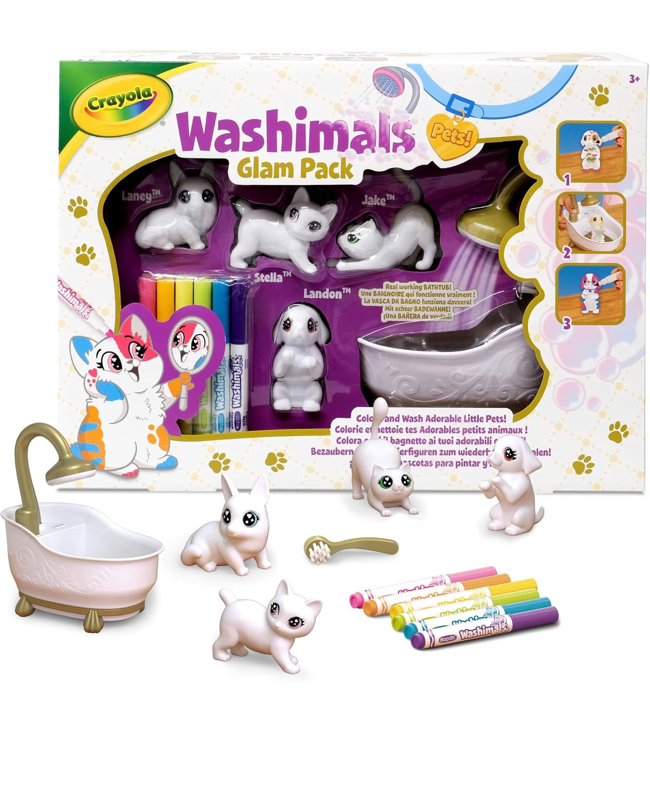 Washimals - Coffret Mes Animaux à Colorier