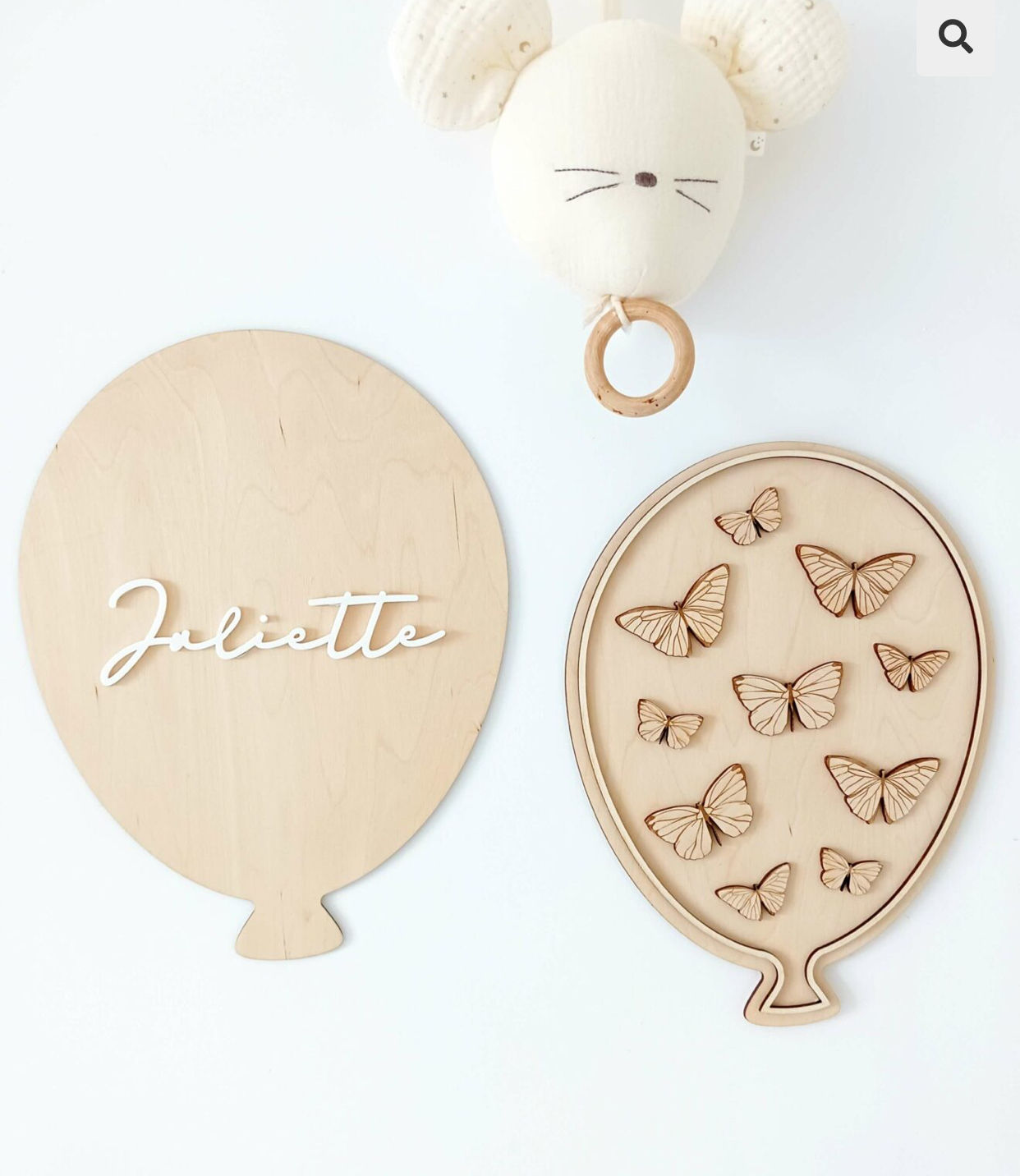 Lot de 2 Ballons - papillons