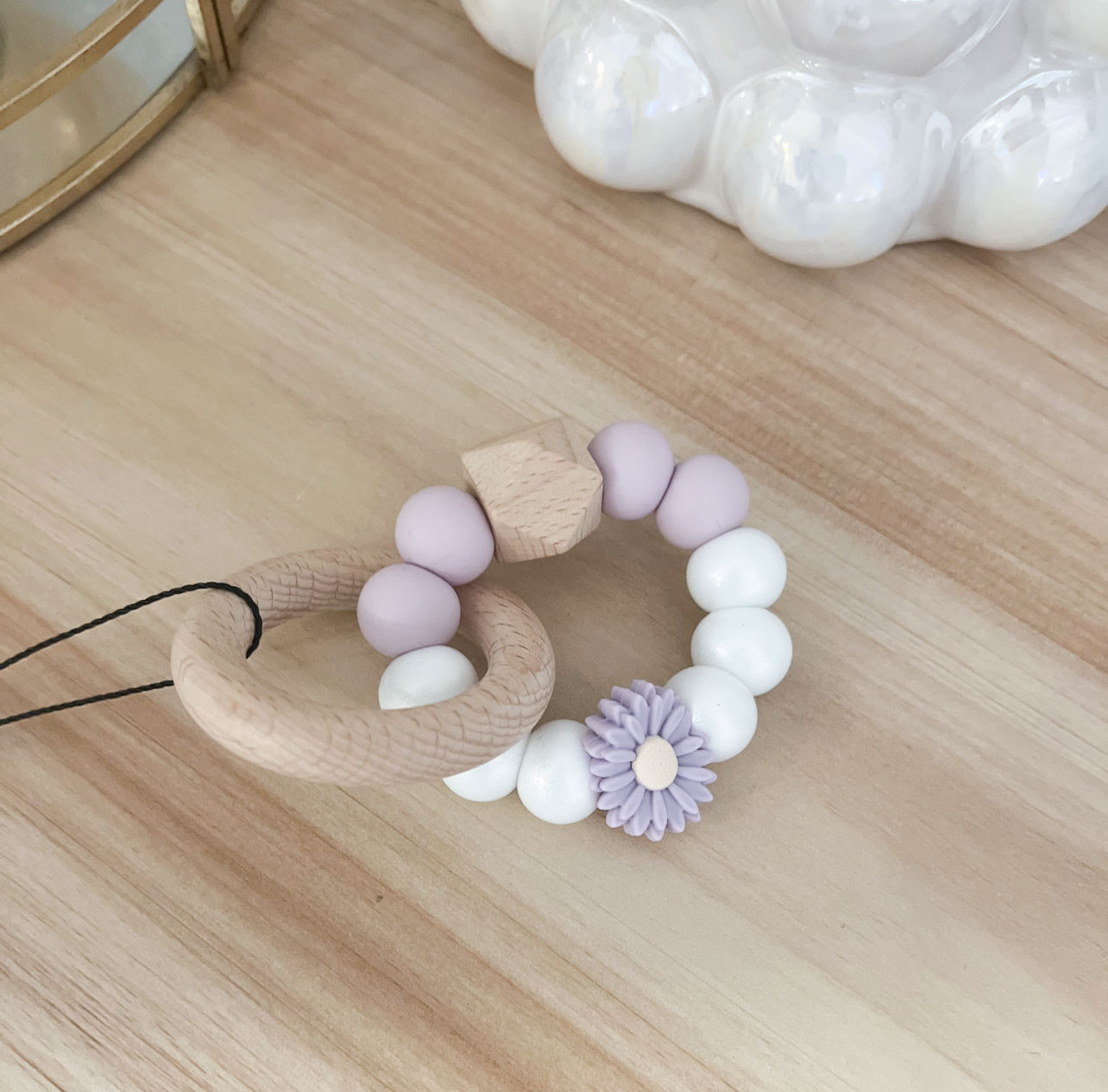 Anneau - Daisy violette