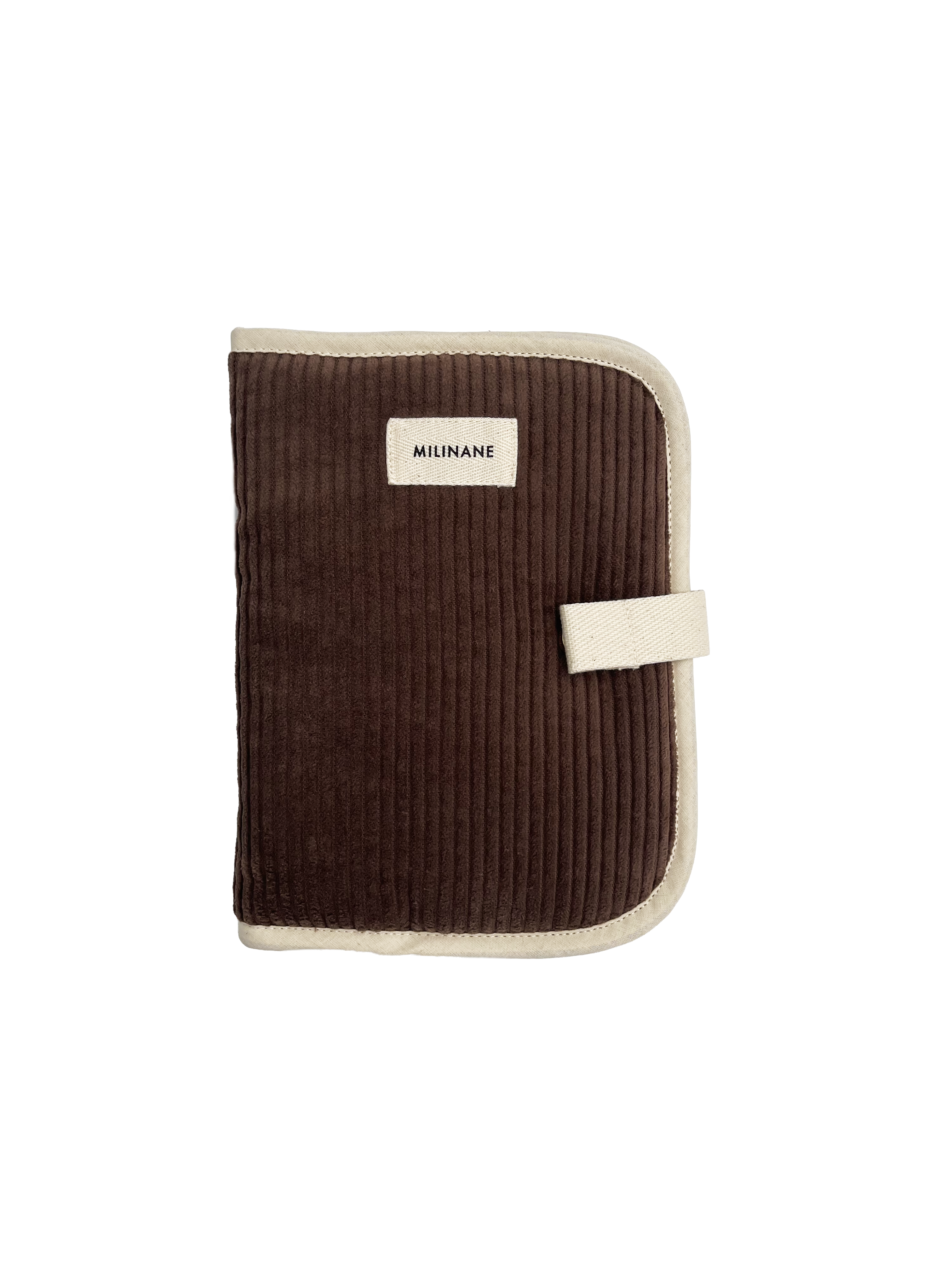 Protège Carnet de Santé - Velours Chocolat