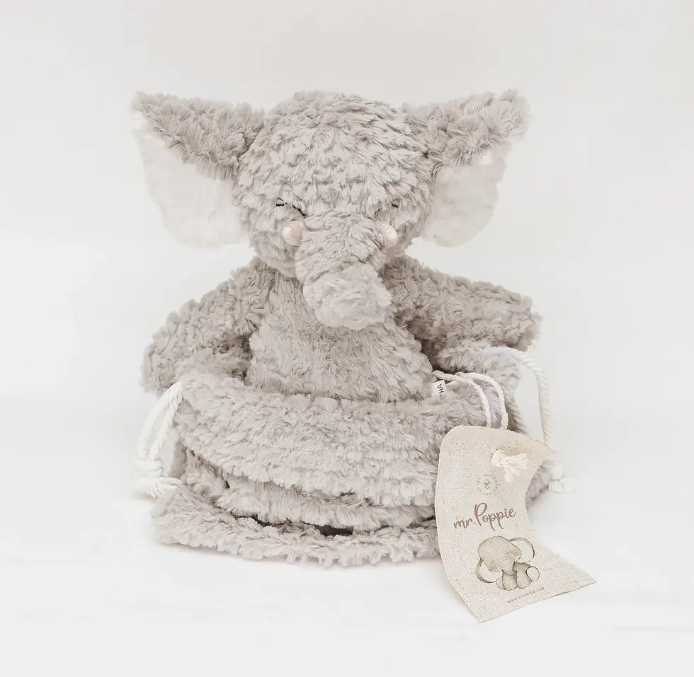 Miniature : Peluche Mr. Poppie - Éléphant - Mrs. Ertha
