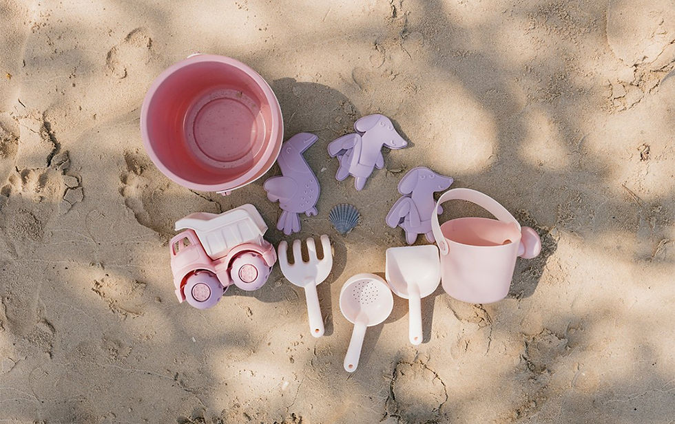 Thumbnail: Set de jeux de plage — Rose · Monnëka · 9 pièces
