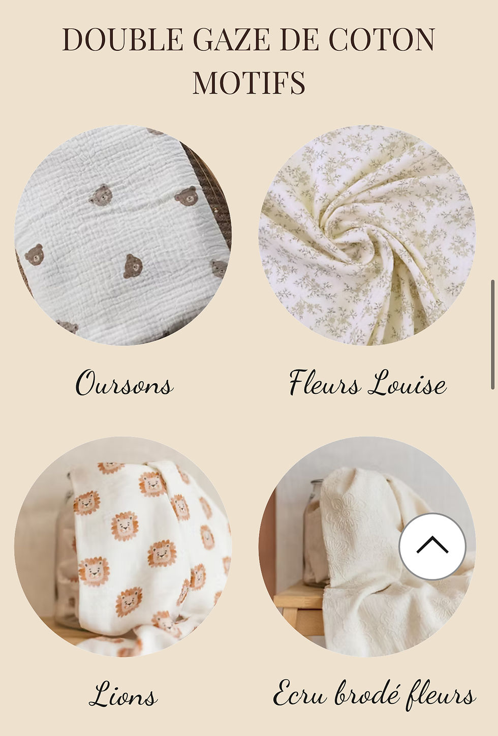 Miniature : Draps berceau poupée 