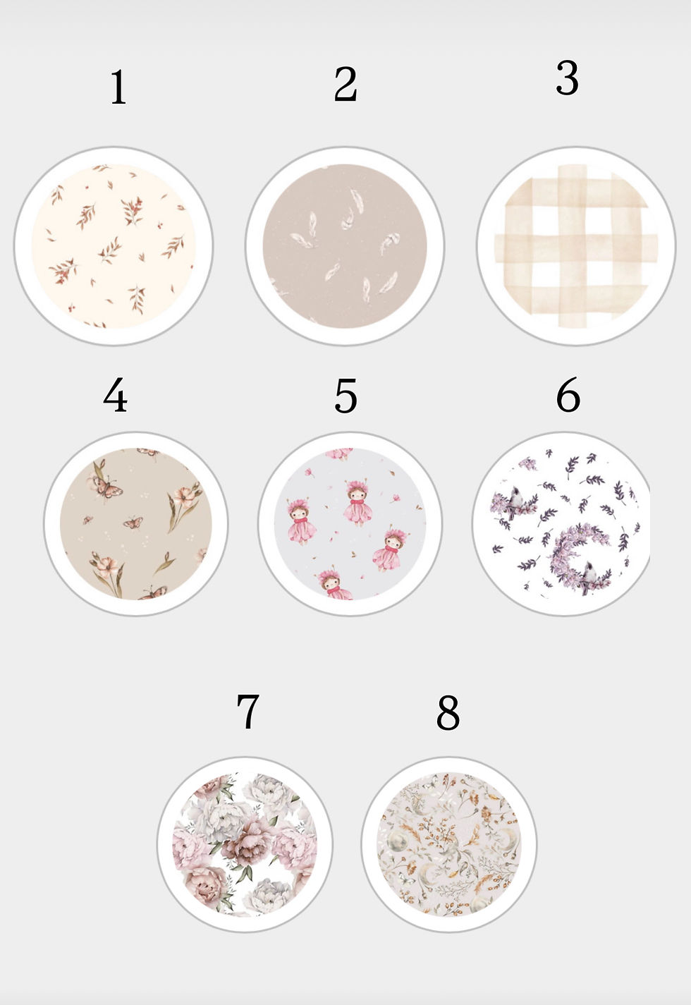 Miniature : Ciel de lit - coton motifs