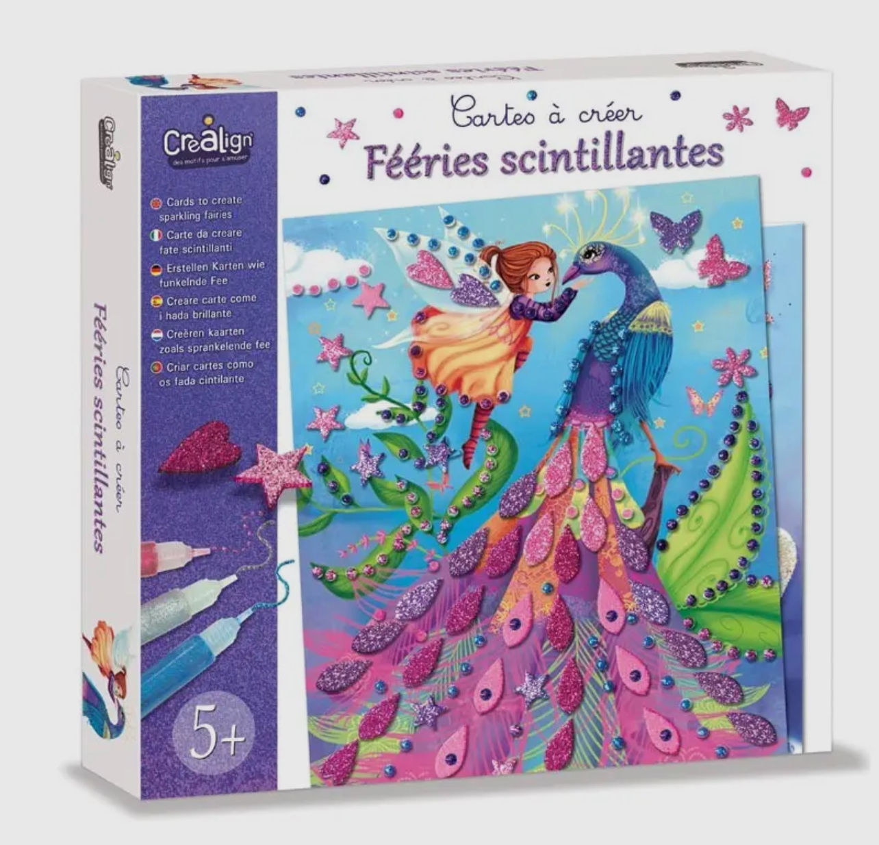 Cartes à créer - Fées scintillantes