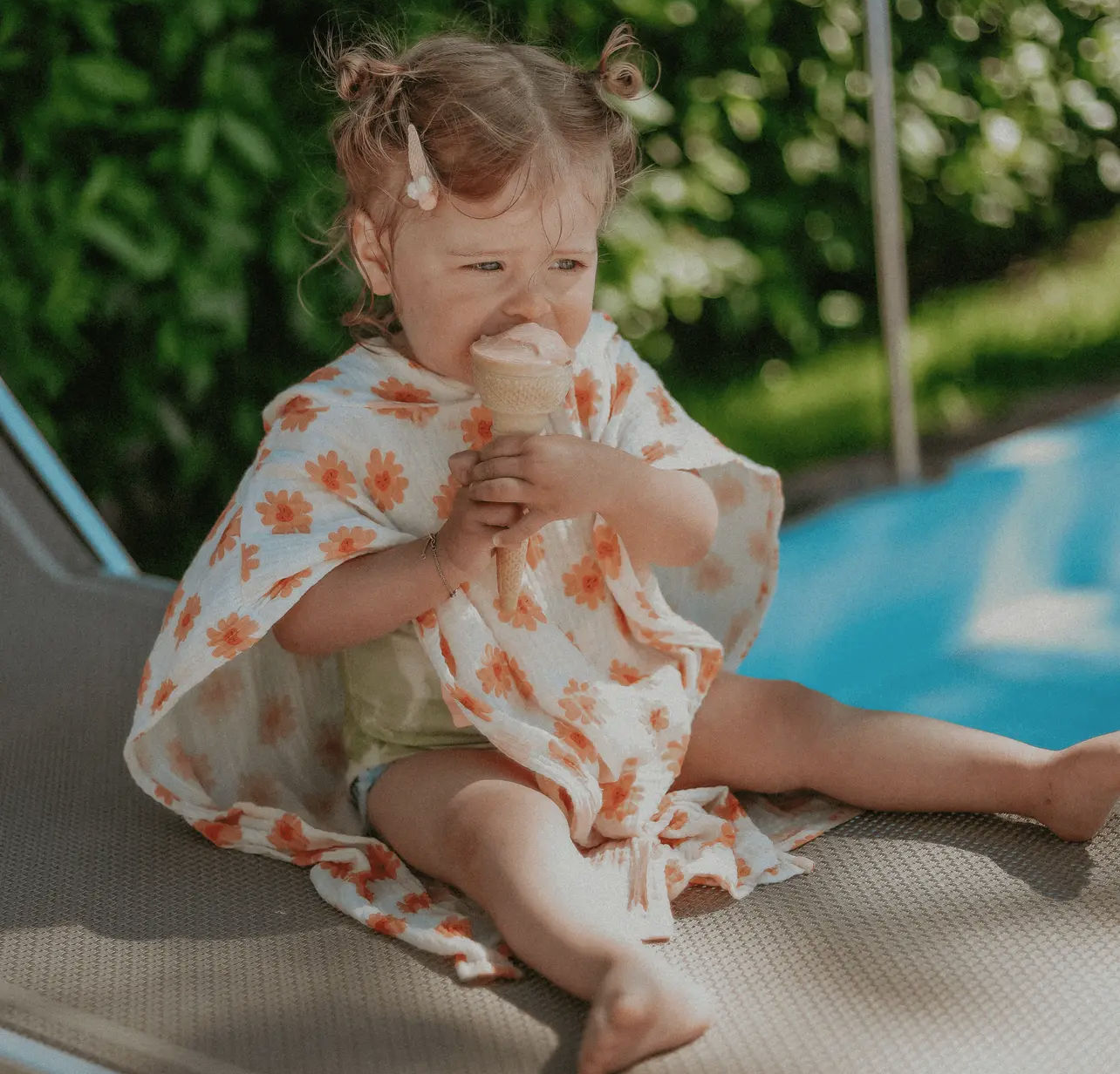 Poncho de bain - Daisy 65x65cm