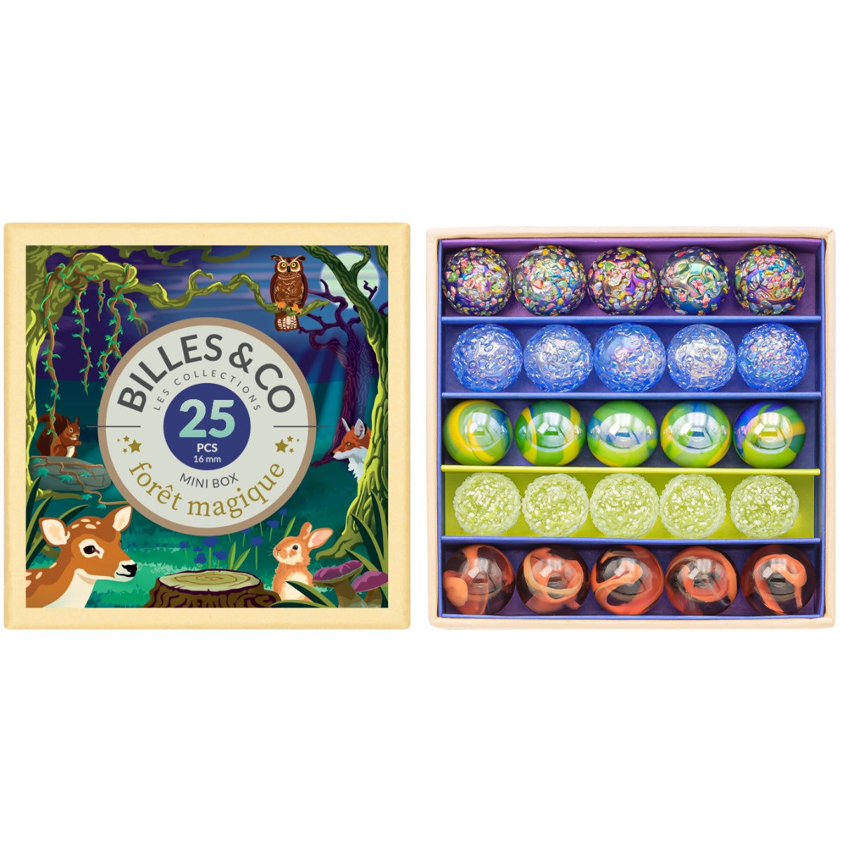 Petit Coffret de Billes - Forêt Magique