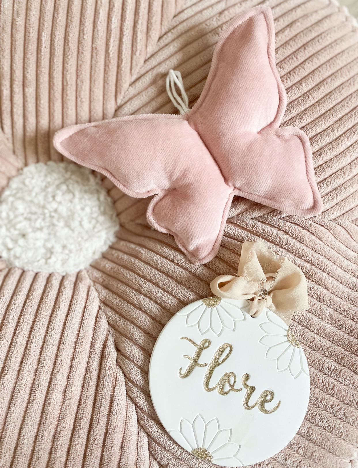 Papillon 🦋 Mural - Rose