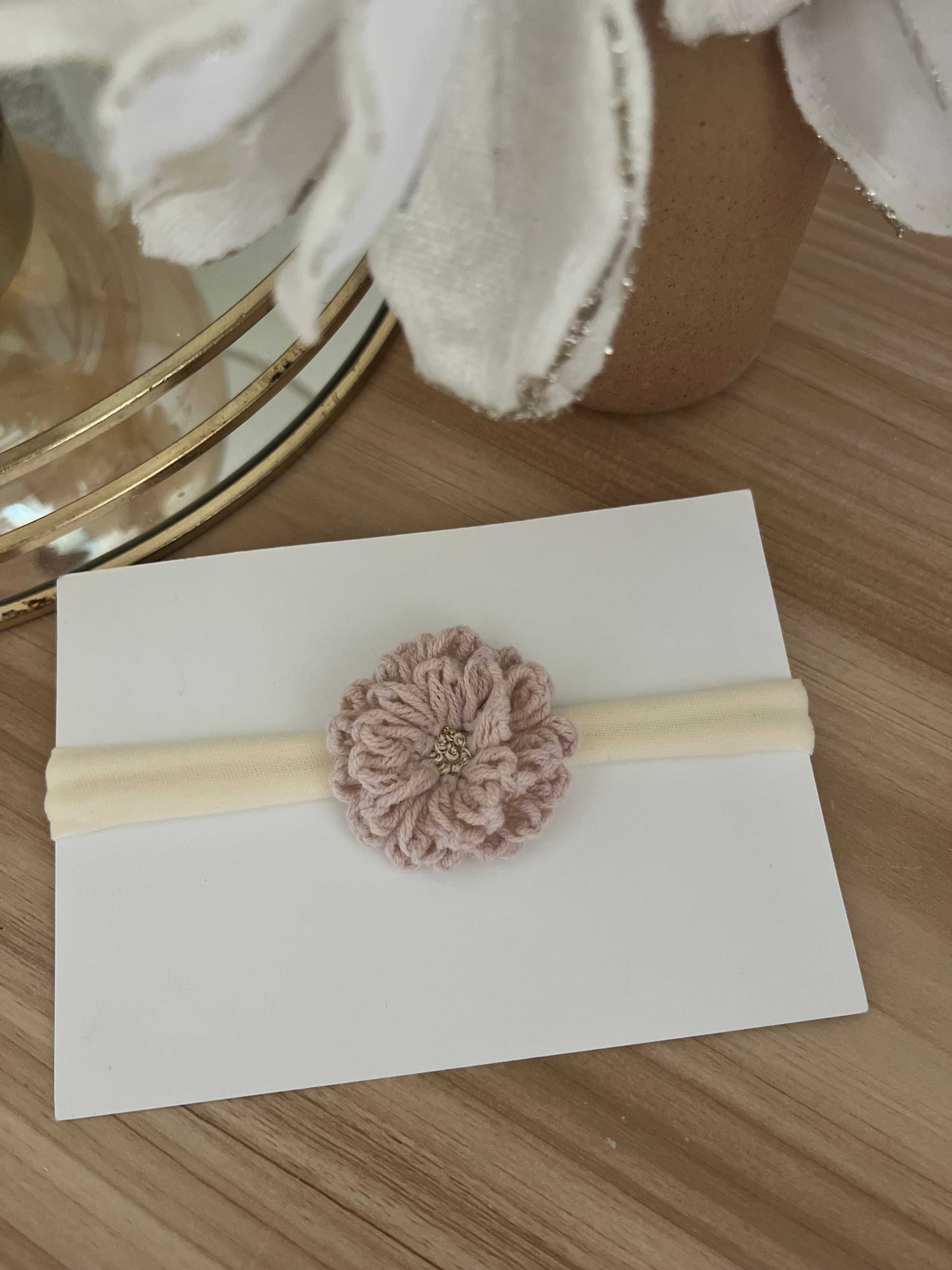 Bandeau nylon - Daisy beige